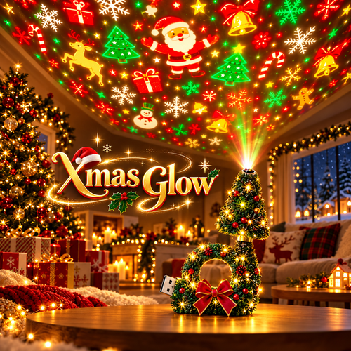 Xmas Glow – Magical Christmas Projection Tree