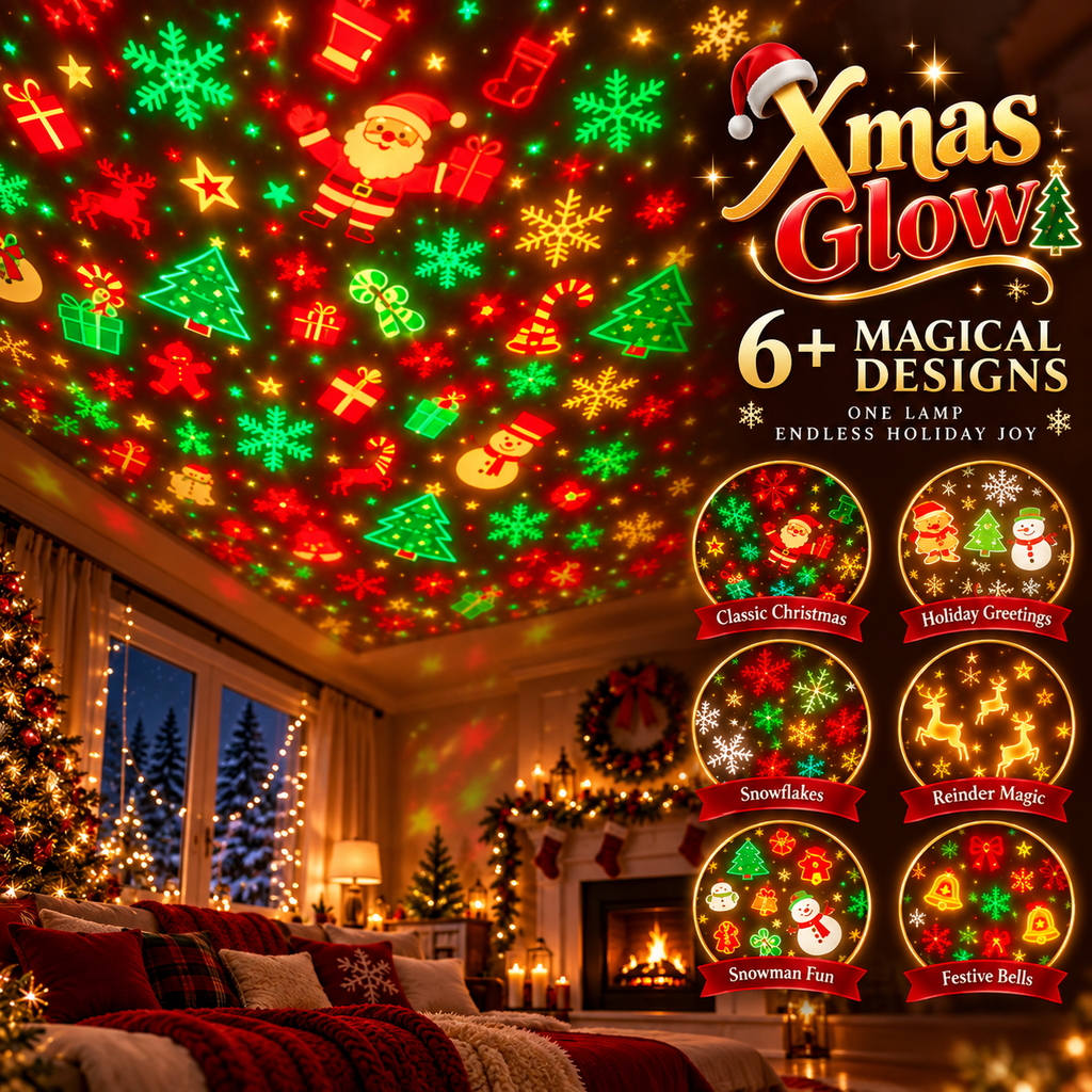 Xmas Glow – Magical Christmas Projection Tree
