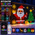 Smart RGB LED Curtain Lights – 400 LEDs, App & Remote Control