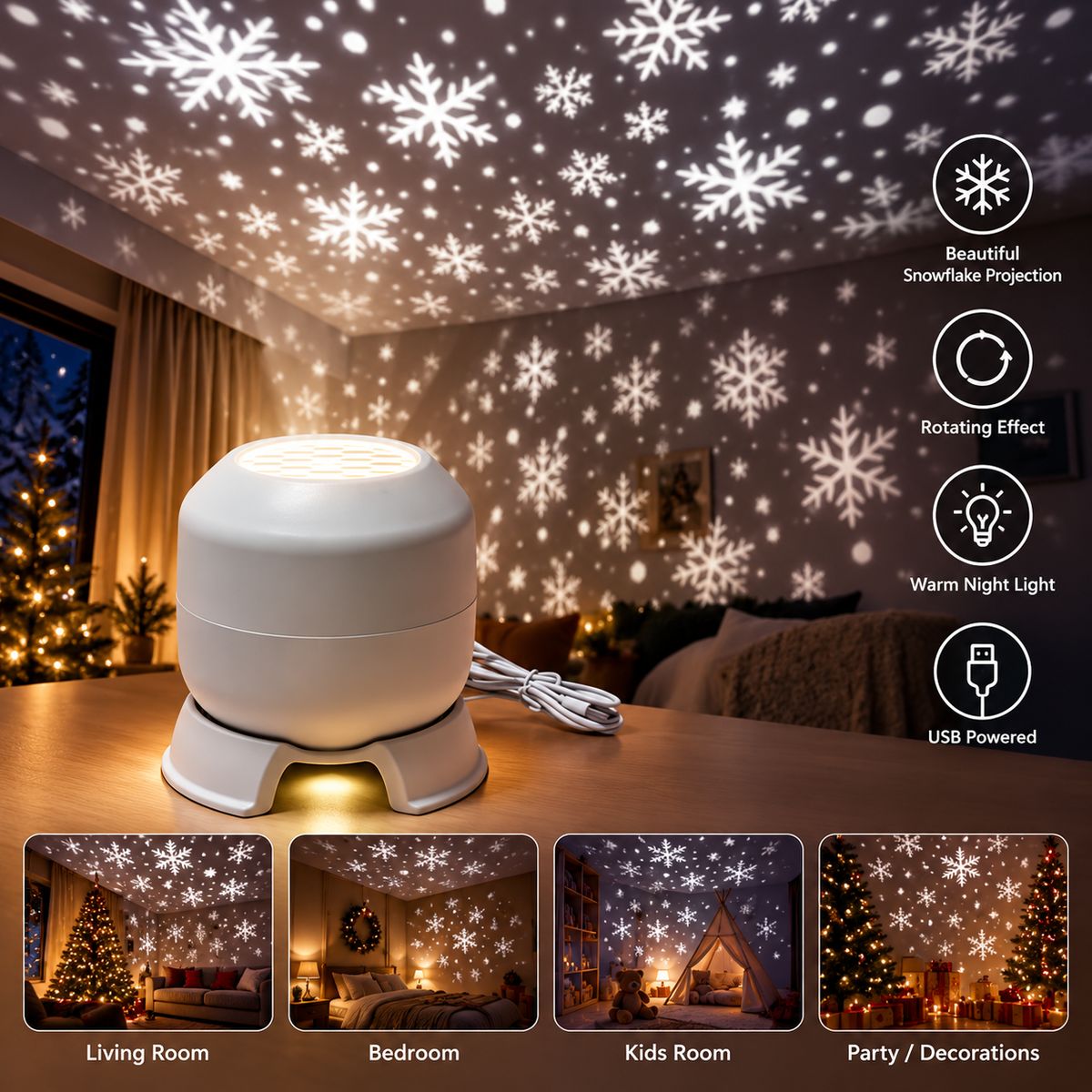 GlowSphere Projector Light
